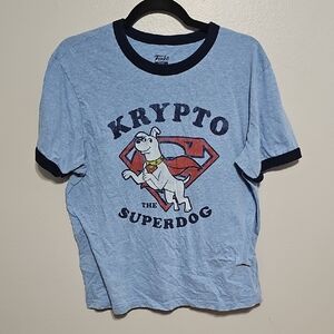 Krypto the Superdog Blue Funko L T-Shirt